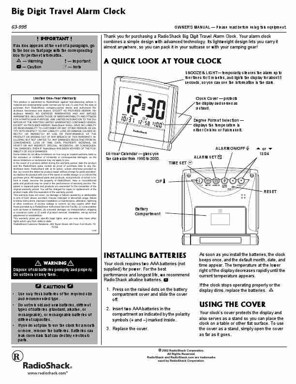 Radio Shack Clock Radio 63-995-page_pdf